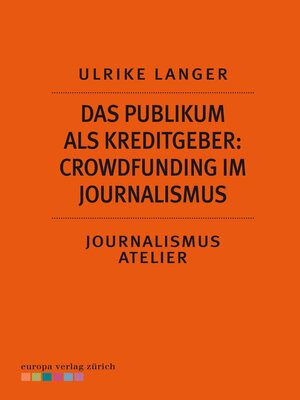 cover image of Das Publikum als Kreditgeber